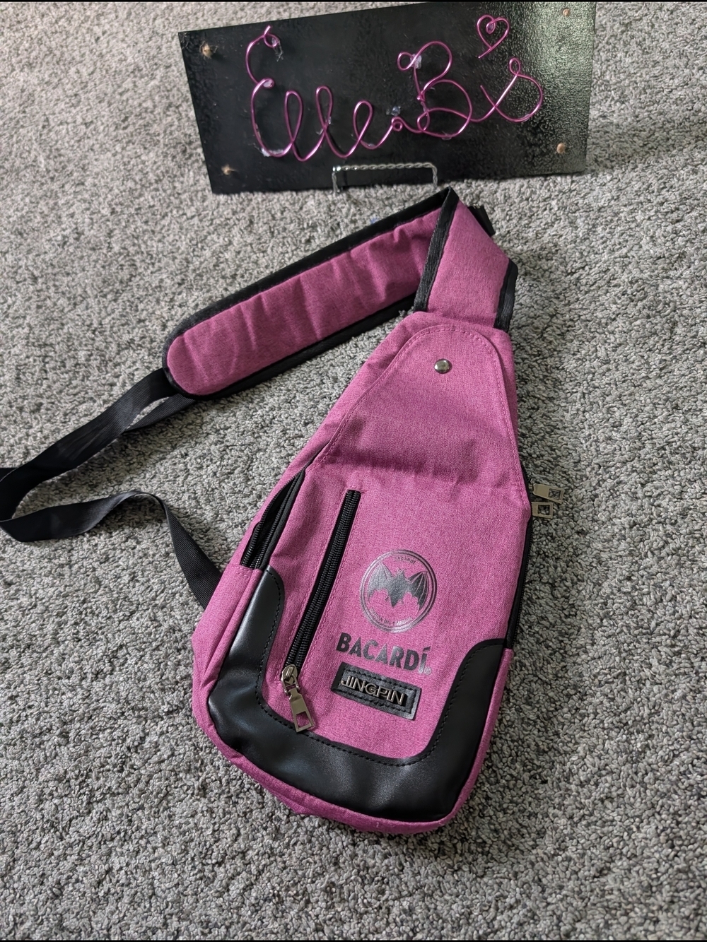 Euc Crossbody Sling Bag - Pink/Purple
